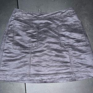 Black high waisted skirt with pockets